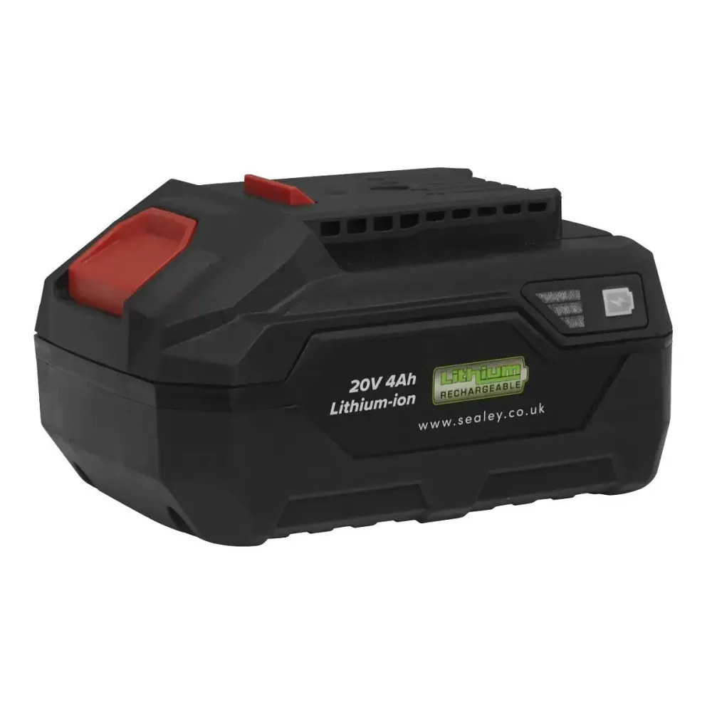 Sealey CP20VIWXKIT 20V Brushless Impact Wrench Kit 1/2"Sq Drive 2 x 4.0Ah Battery & Charger Bag