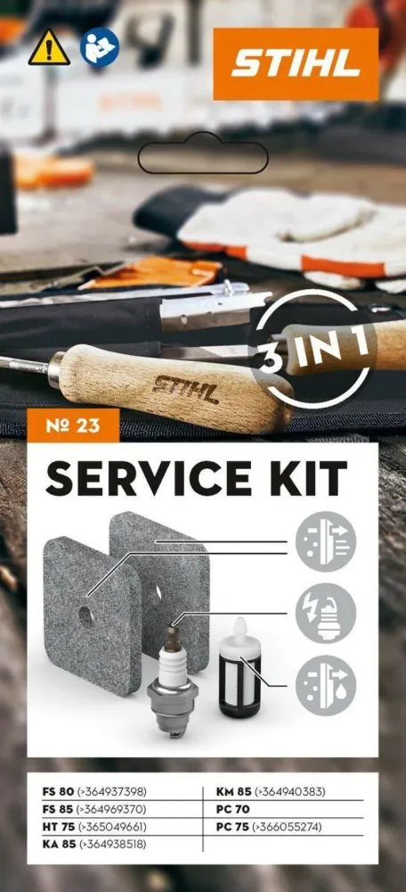 STIHL Service Kit 23 pour divers appareils à manche - Compatible 4 Temps