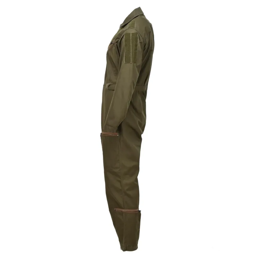 Combinaison de vol pour équipage italien sincère, combinaison militaire, combinaison de mécanicien, olive