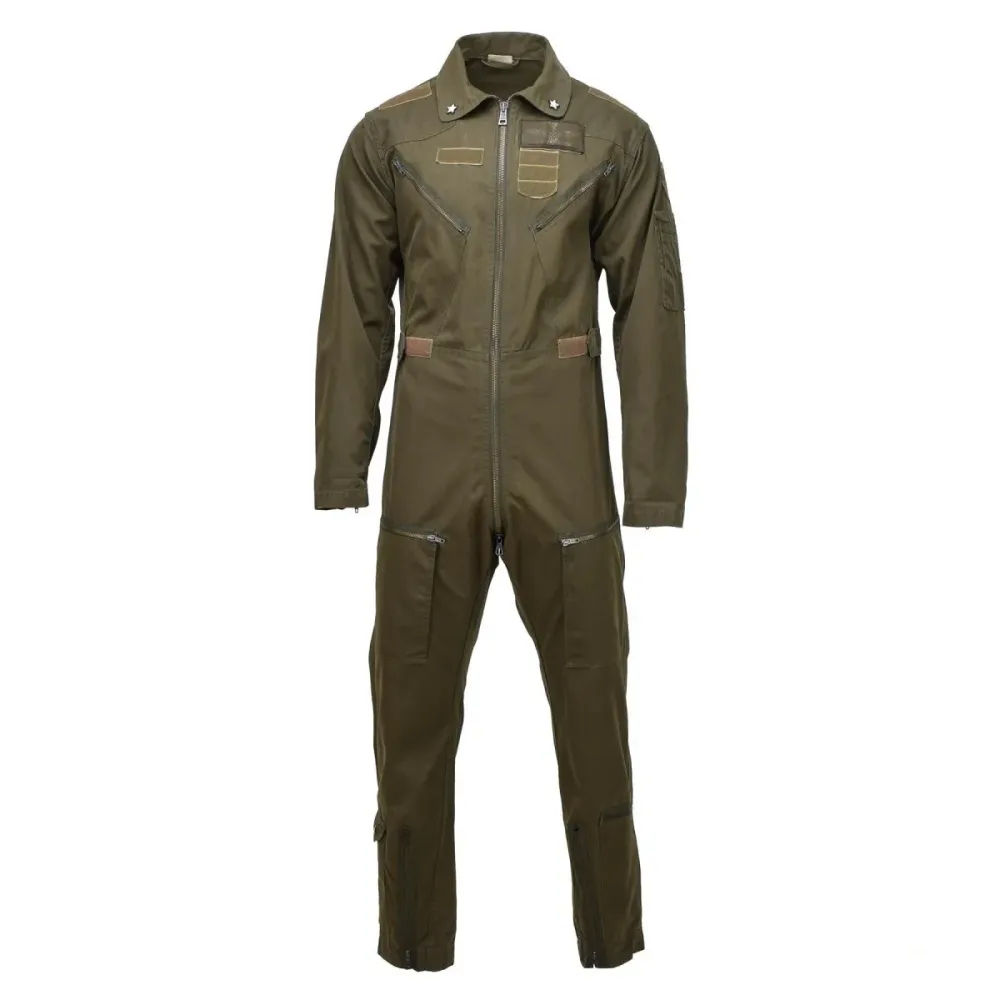 Combinaison de vol pour équipage italien sincère, combinaison militaire, combinaison de mécanicien, olive