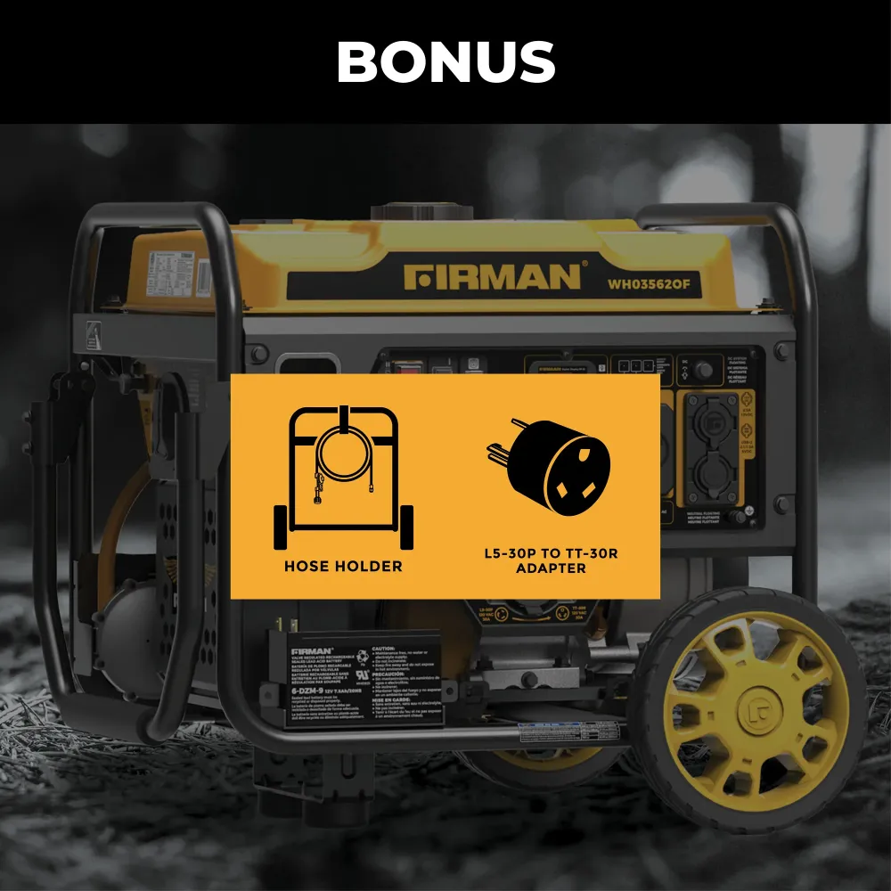 Dual Fuel Open Frame Inverter 4400W Electric Start CO ALERT