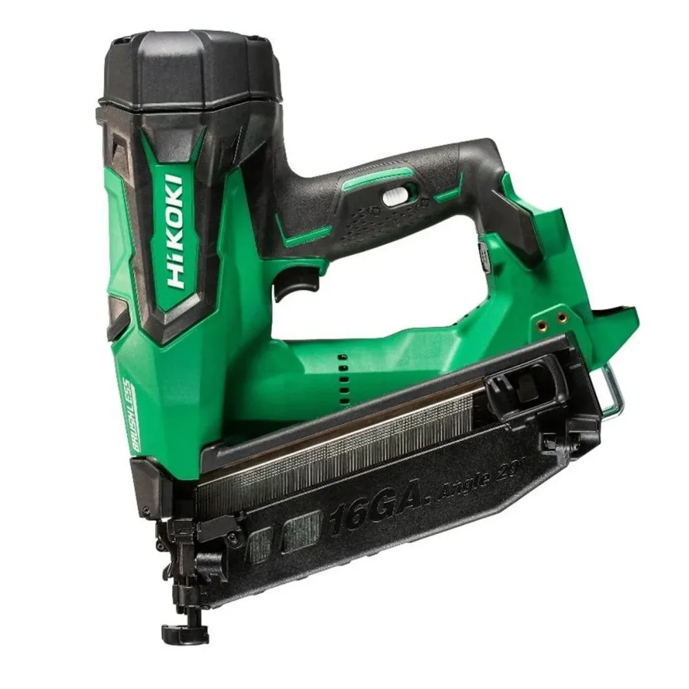Hikoki NT1865DMBJ4Z 18V Brushless 16G Second Fix Angled Finish Nailer Body Only Case