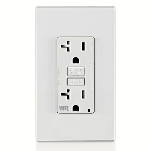 Leviton 20A 125V Tamper Resistant SmartlockPro GFCI Receptacle Blanc pur GFWT2-W