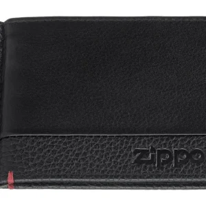 Nappa Money Clip Wallet Noir jais