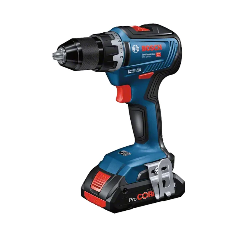 Perceuse-visseuse BOSCH GSR 18V-55 - 0615A5002P Aguerri sans fil 18 V - 55 Nm Brushless + 3x batterie ProCORE 4,0 Ah + cha...