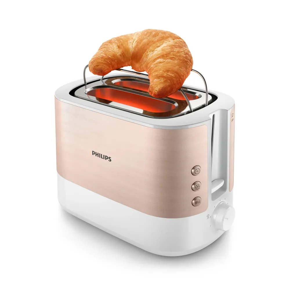 Philips Viva Collection 2 Slice Toaster Rose Ton or