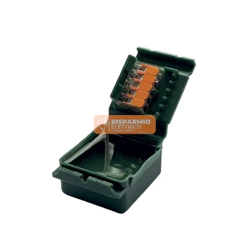 RAYTECH SUPERBLOCK 5W – GIUNTO GEL BOX IP68 PER 5 CONDUTTORI FINO 4 MM²