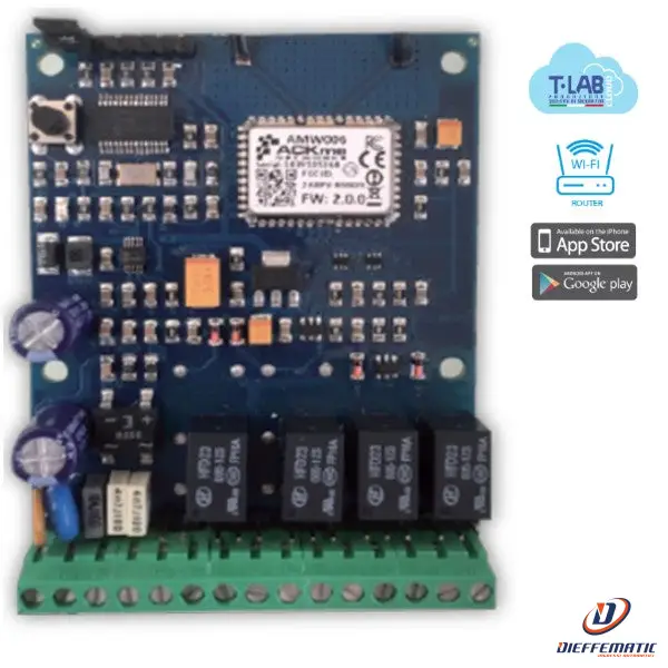 Scheda Wi-fi Per Domotica Connecté Dfm Tidomowifi Accessori Antifurto Allarme Nuovo