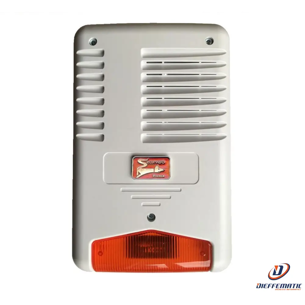 Sirena Lampeggiante Esterna Bitono 110 Db 12 Vcc 1,5 Ah Securvera Sv-Splsflpaib