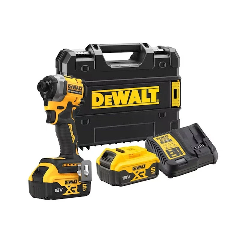 Visseuse à choc mini 205Nm 18V DEWALT DCF850P2T-QW Brushless avec coffret et 2 batteries 5,0 Ah
