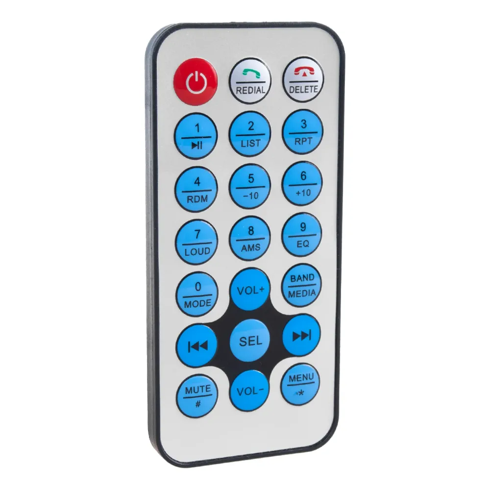 Autoradio multimédia Bluetooth mains libres LCD 7" écran tactile 1080P MP5 AVI DivX RDS télécommande radio numérique 1 DIN