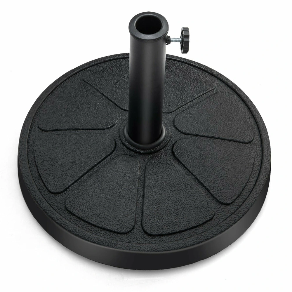 Base de parasol d'extérieur 14 kg support de parasol rond diamètre 45 cm s'ddapte aux poteaux de parasol de 38 à...