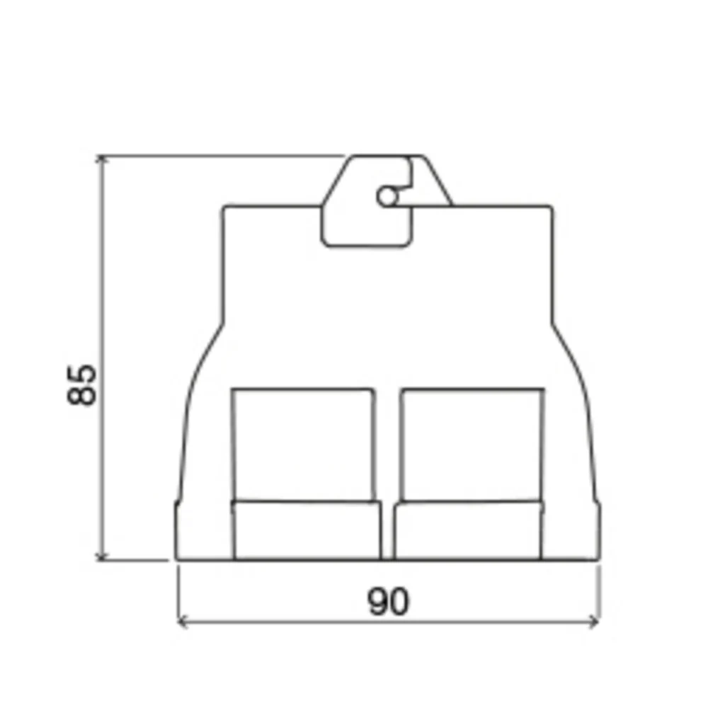 Batteria Valvola Di Scarico Per Cassette Esterne Mod. Deco Cavi Pulsante Cromo Lucido