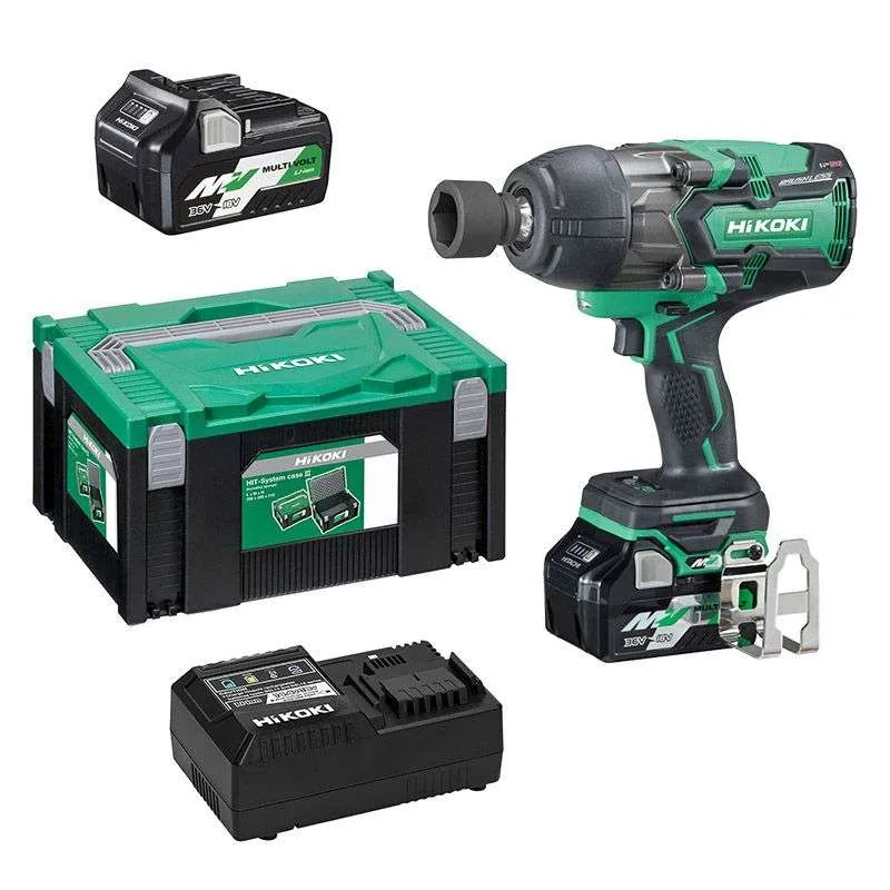 Boulonneuse à choc HIKOKI WR36DBWRZ 36V (2X36V) Varié Volt carré 1/2” 12,7 mm