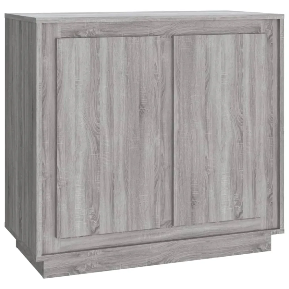 Buffet bahut commode armoire meuble de rangement organisateur cuisine salle de séjour salon sonoma 80 x 34 x 75 cm bois d'...