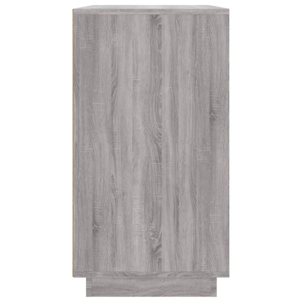 Buffet bahut commode armoire meuble de rangement organisateur cuisine salle de séjour salon sonoma 80 x 34 x 75 cm bois d'...