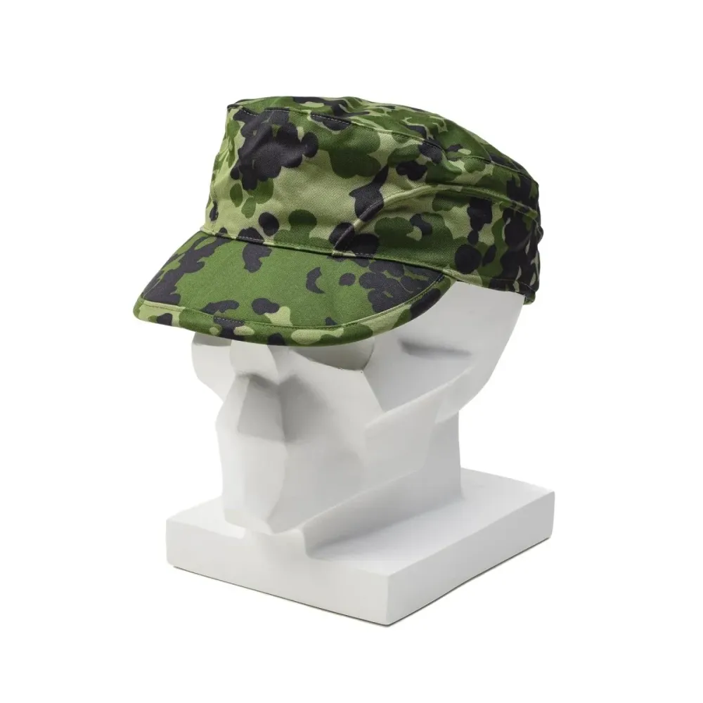 Casquette de terrain originale des troupes militaires danoises avec rabat d'oreille pliable M84 légère NEUF