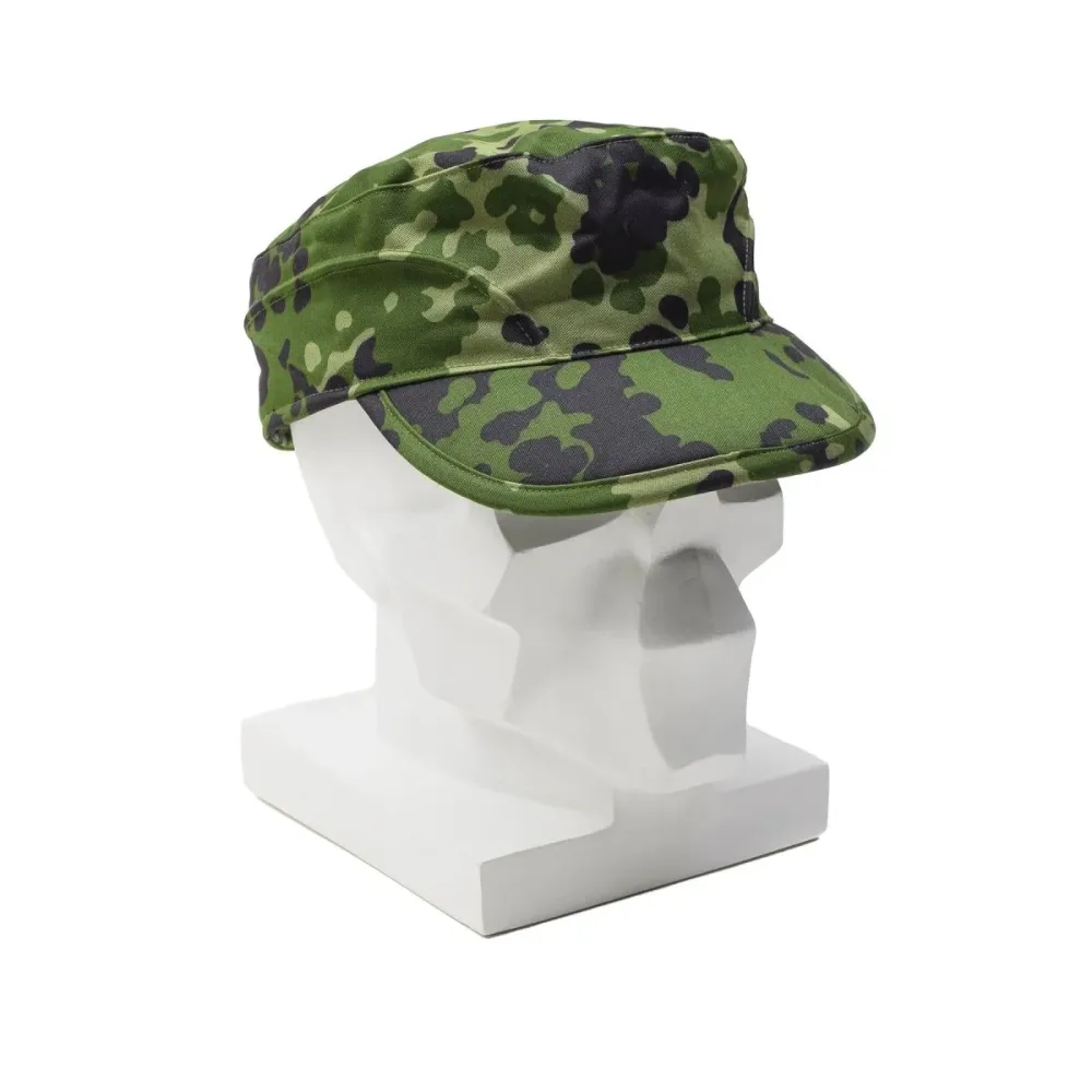 Casquette de terrain originale des troupes militaires danoises avec rabat d'oreille pliable M84 légère NEUF