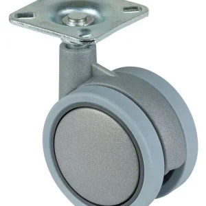 Galets BS plastique doublement galet gris roue Ø 60 mm capacité de charge 35 kg hauteur 85 mm lot de 8 F328.060 acheter à...