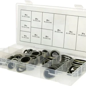 Gamme KS Tools de bagues d'étanchéité composites diamètre 6-24 mm 150 pièces 970.0760 se procurer à bas prix