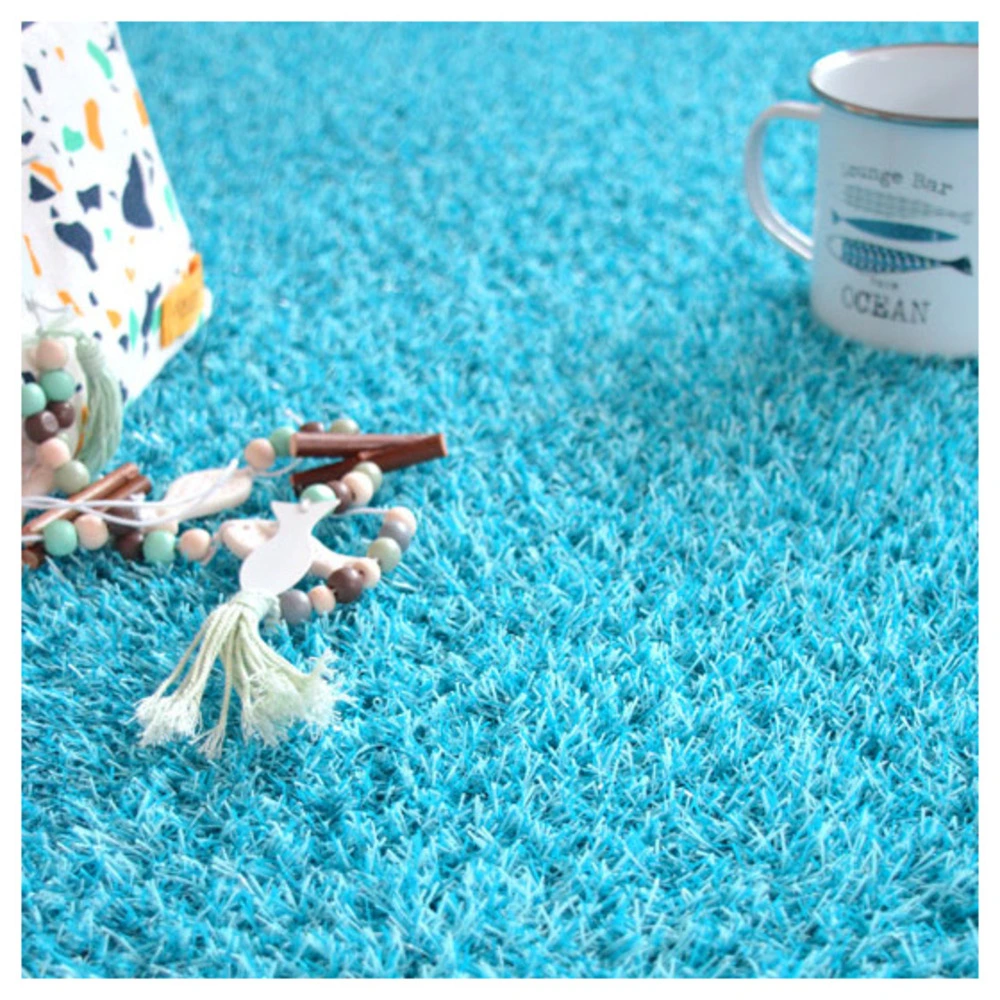 Gazon synthétique happy party couleur bleu classé feu - 20mm - echantillon 15 x 20 cm