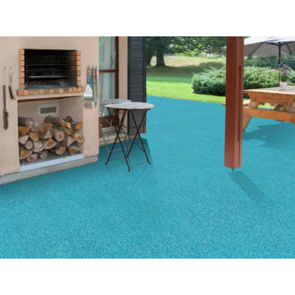 Gazon synthétique happy party couleur bleu classé feu - 20mm - echantillon 15 x 20 cm