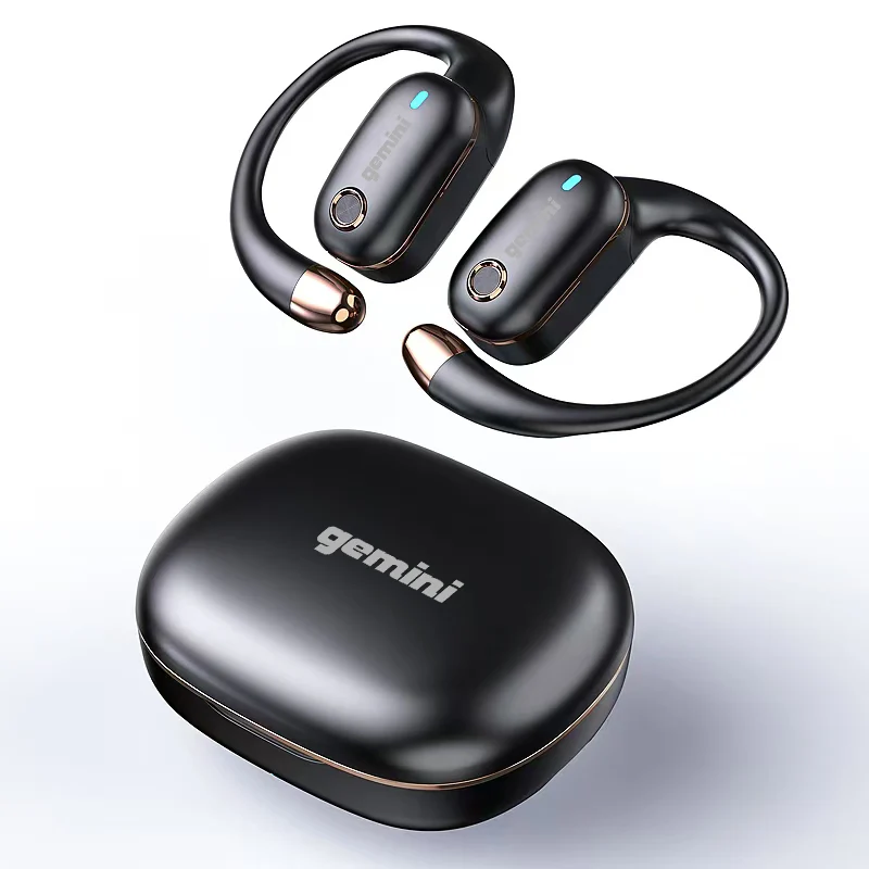 Gemini GEBX-200 Écouteurs Sport Bluetooth 5.4 avec Crochets d'Oreille Sécurisés