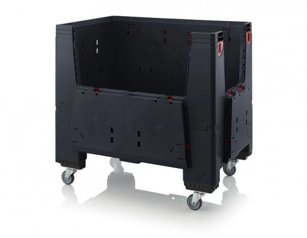 Grandes boîtes ESD pliables Auer avec 4 volets d'accès LxPxH: LxP: 120 x 80 x 110 cm ESD KLK 1208R obtenir à bas...