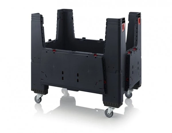 Grandes boîtes ESD pliables Auer avec 4 volets d'accès LxPxH: LxP: 120 x 80 x 110 cm ESD KLK 1208R obtenir à bas...