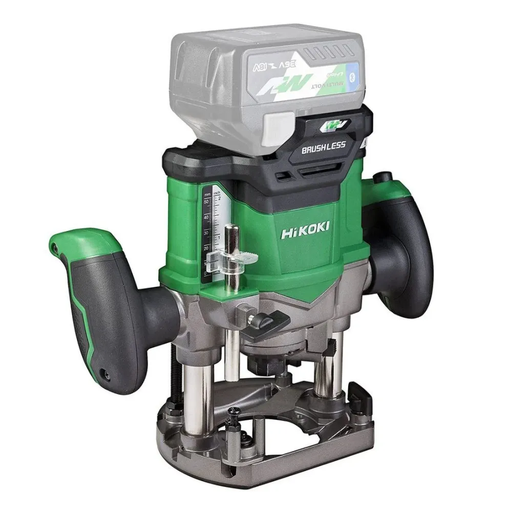 Hikoki M3612DAJ2Z 36V Brushless 1/2" Plunge Router Body Only Case