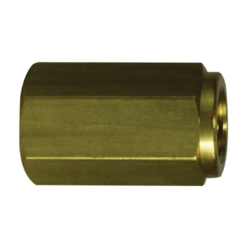 3/8 Inch Female BSPP Hex Cap Nickel-Plated Laiton 28857