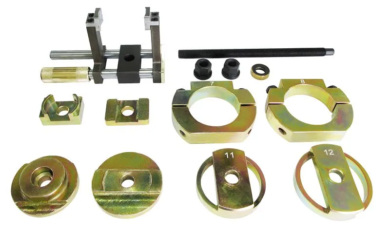 Jeu d'outils SW-Stahl support d'essieu arrière en caoutchouc BMW diamètre 78 mm à l'avant et 85...
