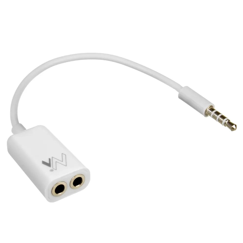 Maclean MCTV-580 câble Jack 3.5mm séparateur en Y adaptateur de casque de Transmission Audio