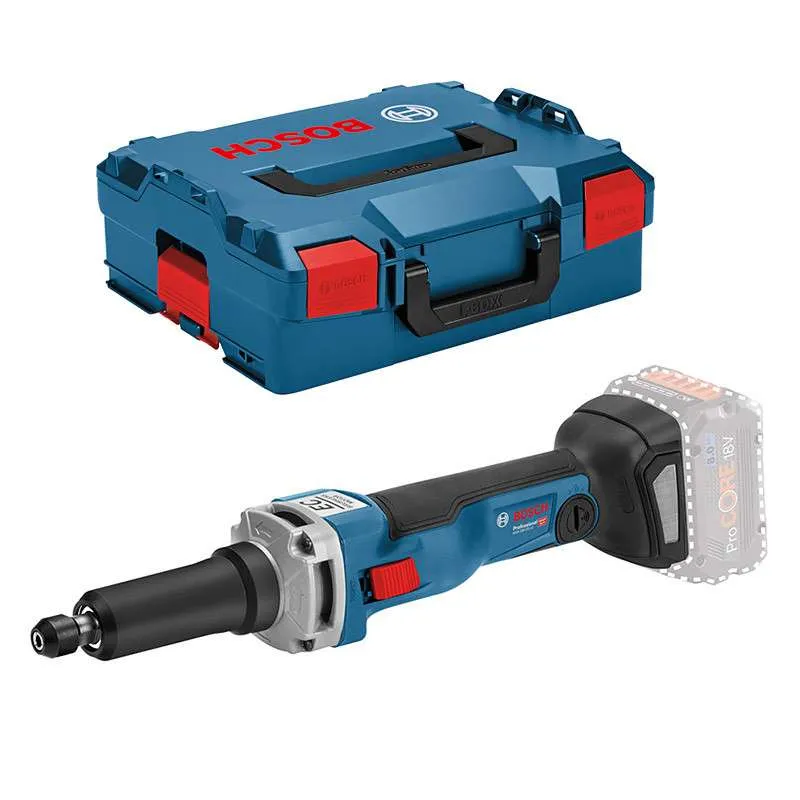 Meuleuse droite sans fil BOSCH 0601229100 - GGS 18V-23 LC Qualifié (vendu sans batterie) + L-Boxx
