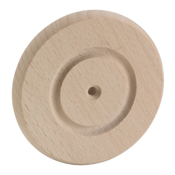 Roue en bois Dörner + Helmer hêtre brut convexe sans roulements 80x12 mm UE: 10 pièces 708340 magasiner à bas prix