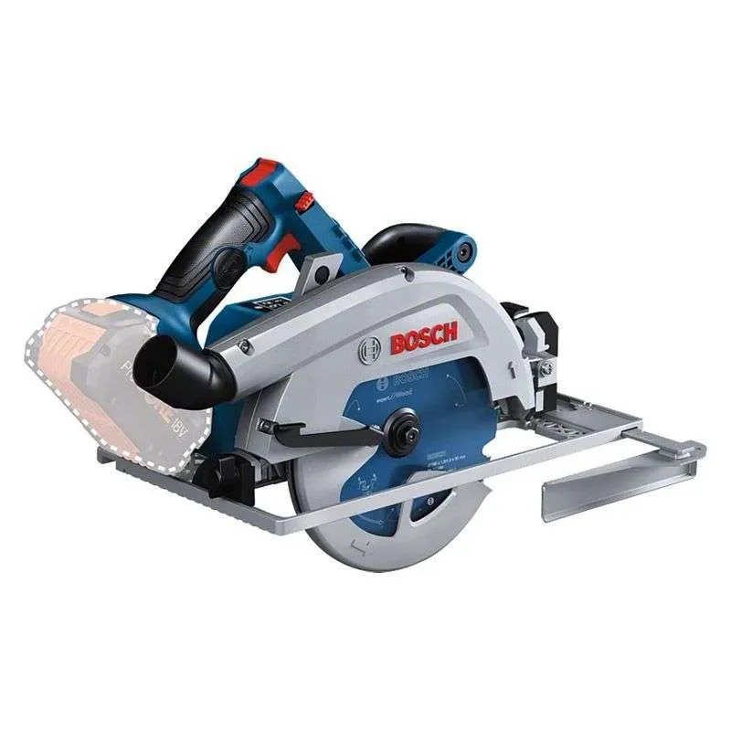 Scie circulaire sans fil BITURBO BOSCH GKS 18V-68 GC Spécialisé (vendu sans batterie) en L-Boxx