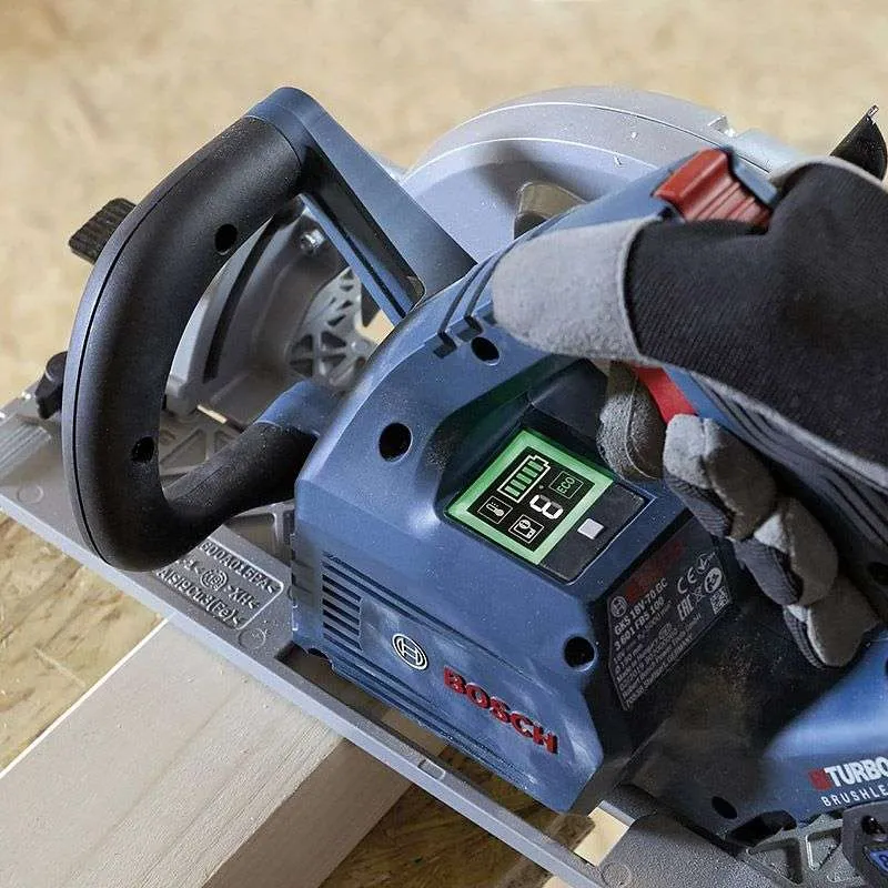 Scie circulaire sans fil BITURBO BOSCH GKS 18V-68 GC Spécialisé (vendu sans batterie) en L-Boxx