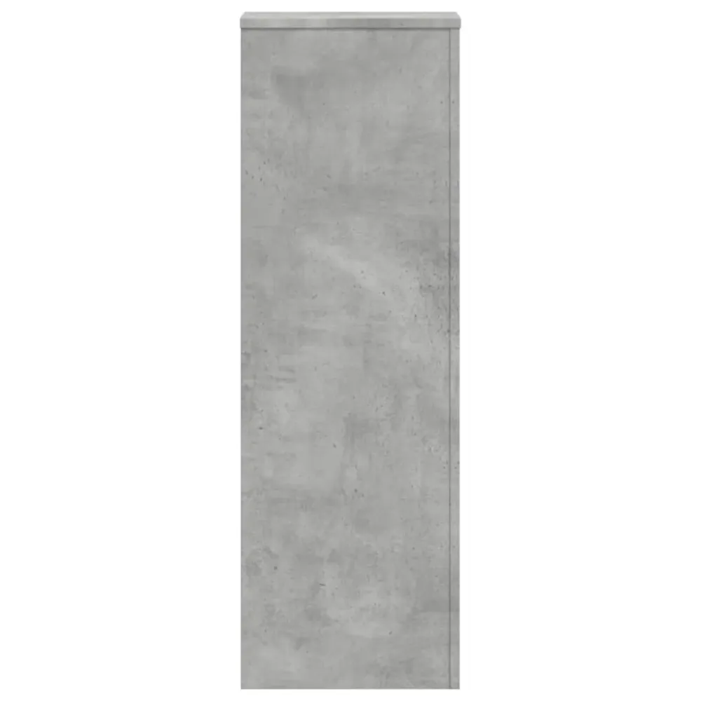 Supports pour plantes meuble fleurs lot de 2 bois d'ingénierie gris 02_0045334