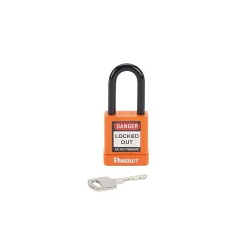 1.58 Inch Petit Non Conductive Padlock Orange PSL-8OR