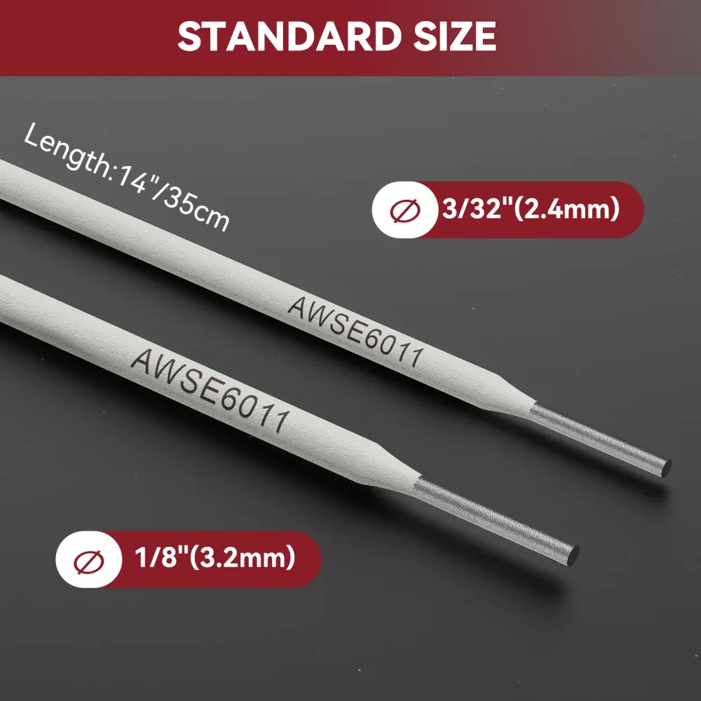 6011 Stick Welding Electrode 10 Pounds Mild Acier Arc Weld Rods