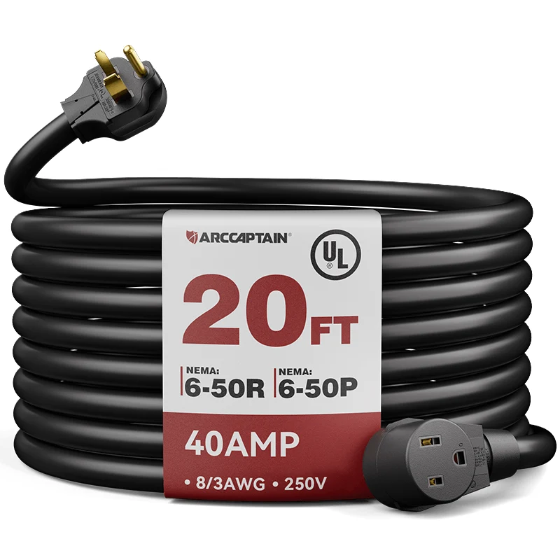 40 Amps 220V Power Extension Cord Heavy Duty Welding Cord