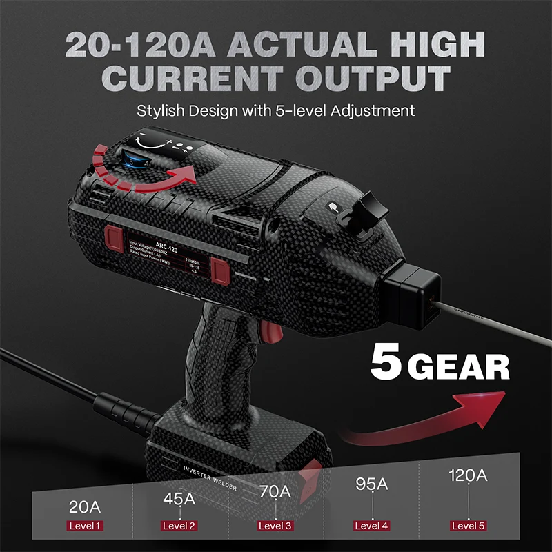 Arccaptain ARC120 À emporter Handheld Welder 110V Stick Welder