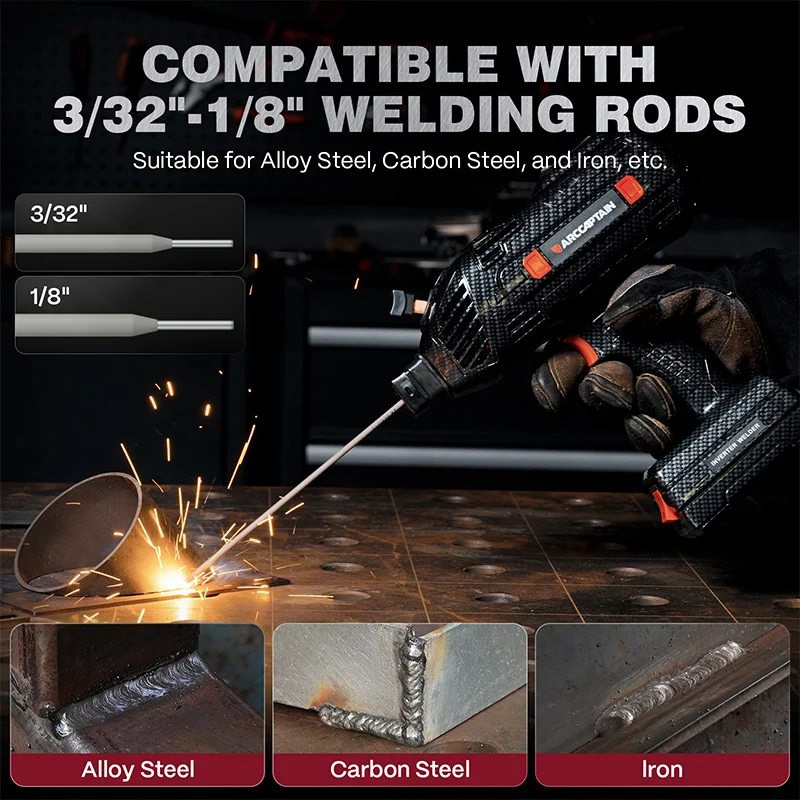 Arccaptain ARC120 À emporter Handheld Welder 110V Stick Welder