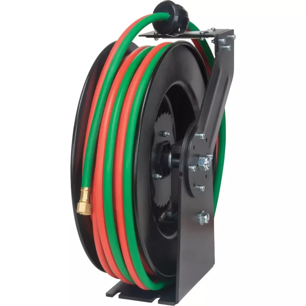 Auto-Retractable Oxy Acetylene Welding Hose Reel avec système antivol
