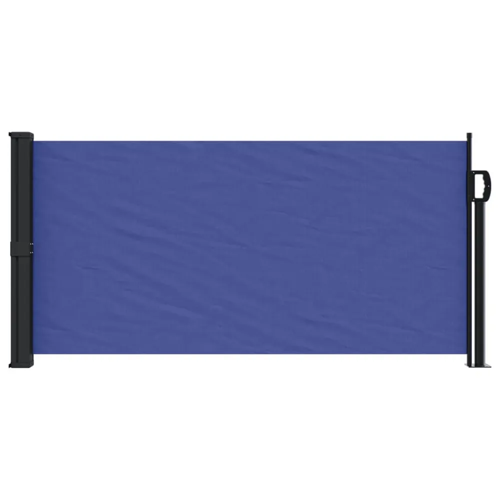Auvent latéral rétractable bleu 100x300 cm avec garantie 1