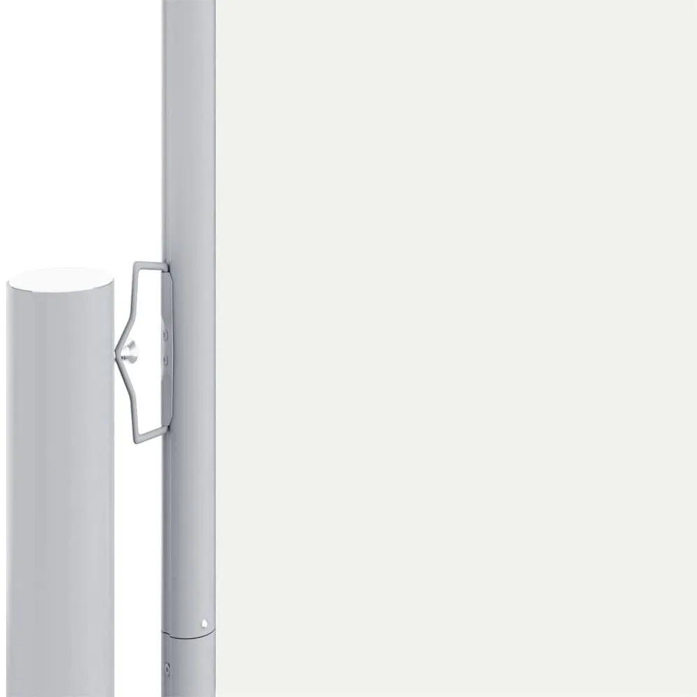 Auvent latéral rétractable Crème 200x1000 cm pour stockage extérieur