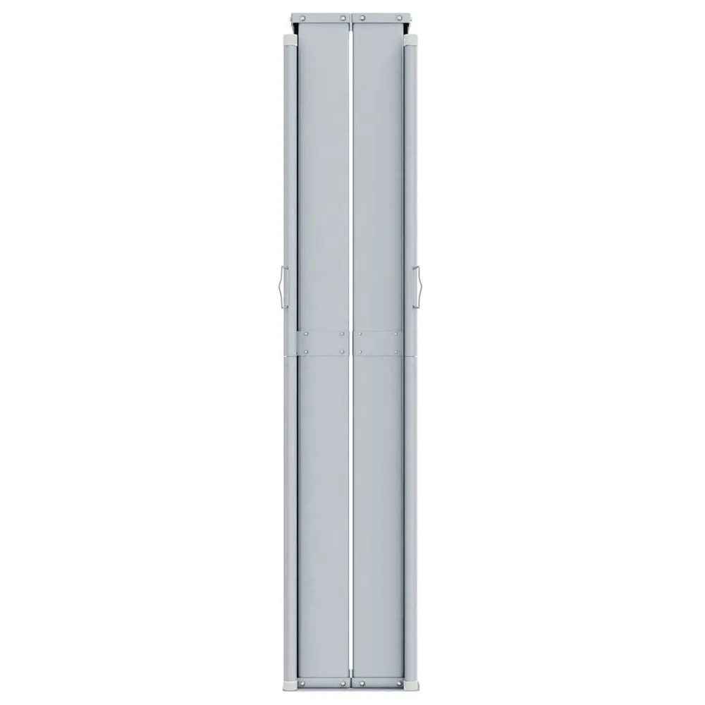 Auvent latéral rétractable Crème 200x1000 cm pour stockage extérieur