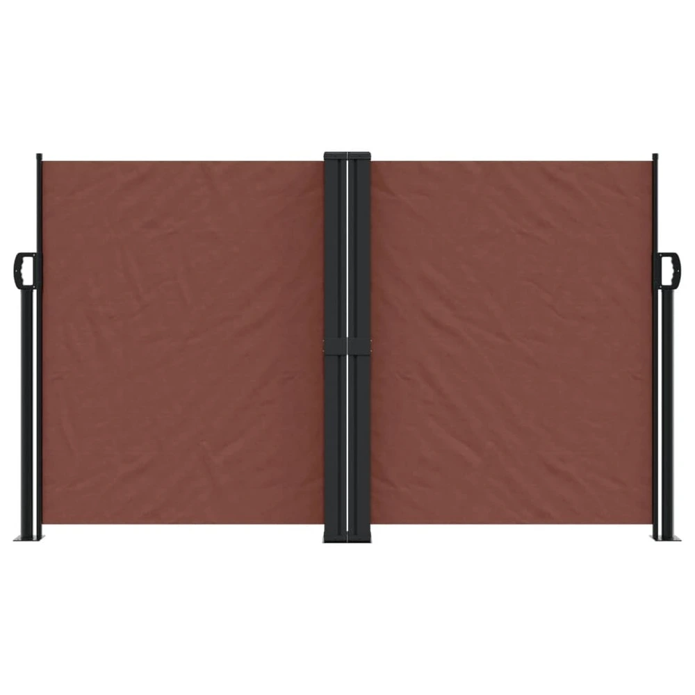 Auvent latéral rétractable marron 140x1000 cm Compatible avec la plupart des modèles