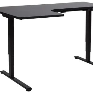 Certifié CE Réglable Desk Electric Left Hand Black DESTINES