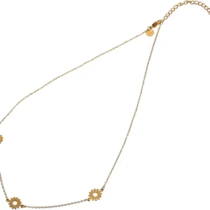 Collier de fleurs de petite taille Day & Eve Go Dutch Label - 14K (34+6 cm)